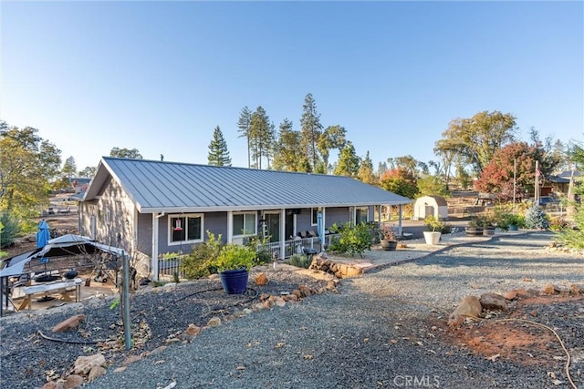 view of ranch-style home