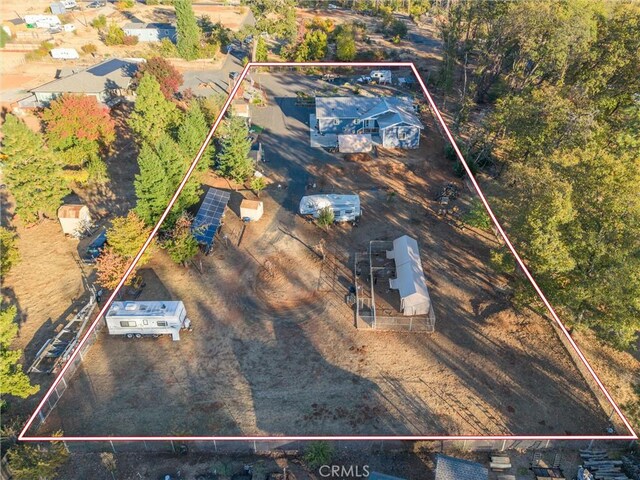 1486 Magadon Rd, Paradise, CA 95969 - aerial overview of property's location featuring property boundaries highlighted