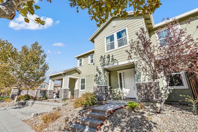 view of front of home