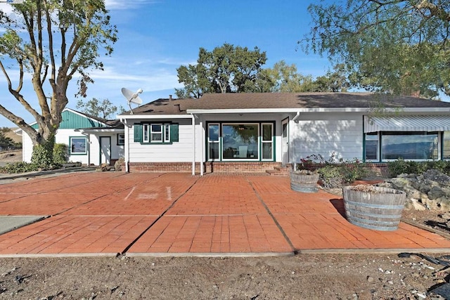 view of rear view of property