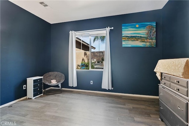 interior space featuring hardwood / wood-style flooring