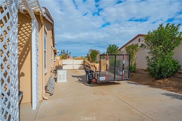 view of patio / terrace featuring cooling unit