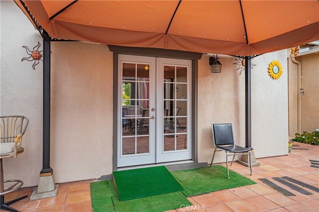 view of patio / terrace with french doors