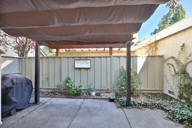 view of patio / terrace with grilling area