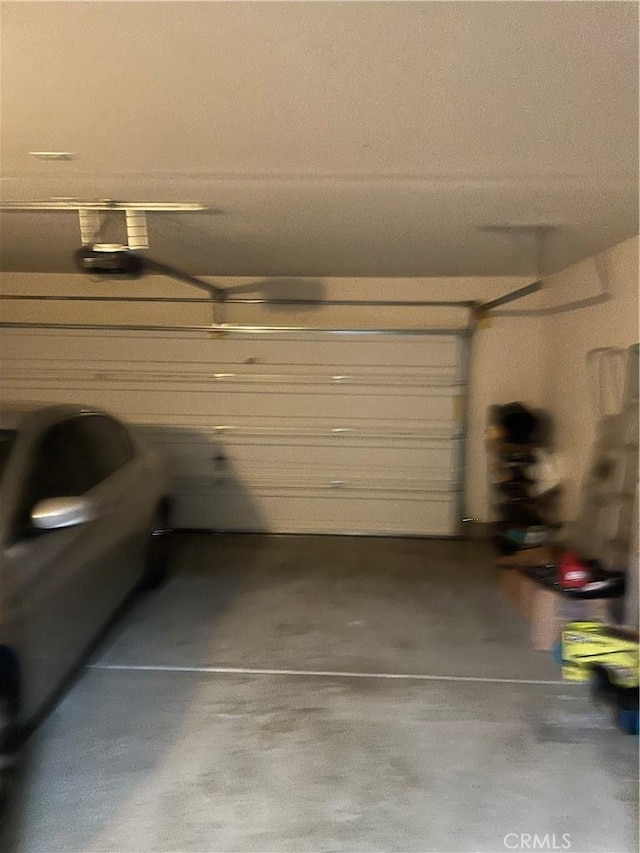 garage with a carport