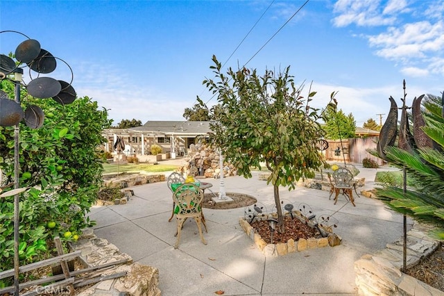 view of patio