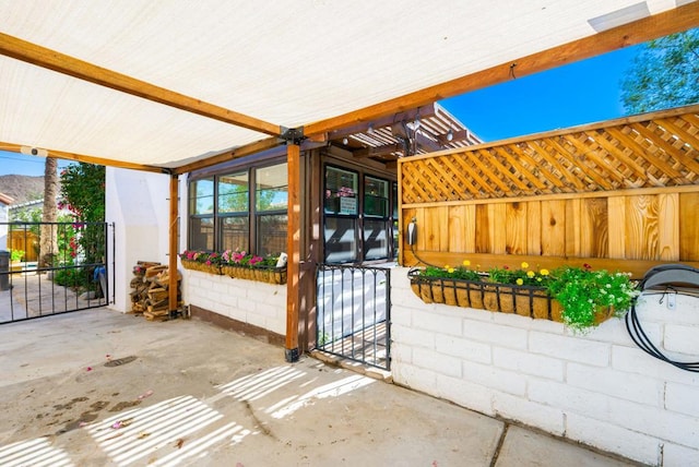 view of patio / terrace