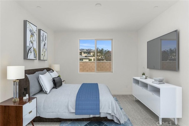 bedroom featuring carpet floors