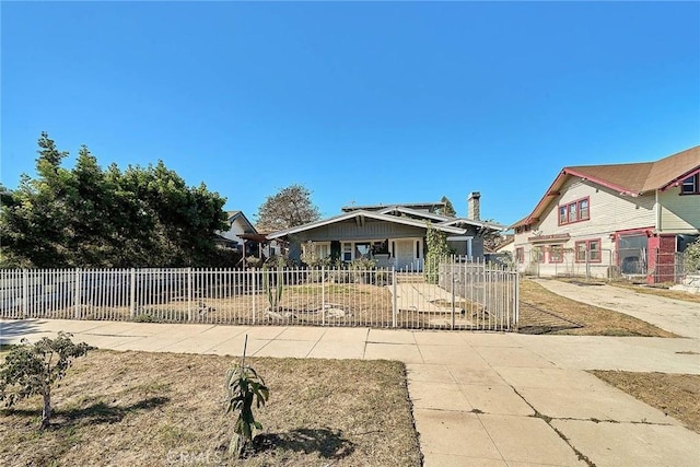 view of front of home