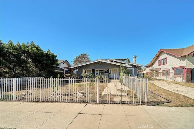 view of front of home