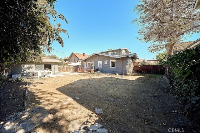 view of rear view of house