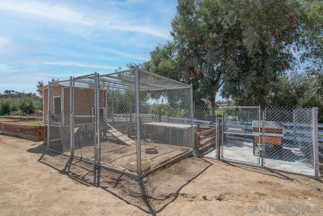 view of outdoor structure