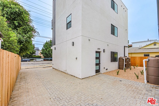 rear view of house with a patio area