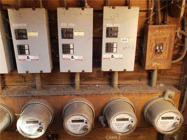 utility room featuring electric panel