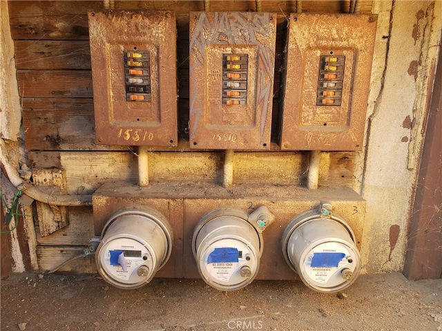 interior details with electric panel