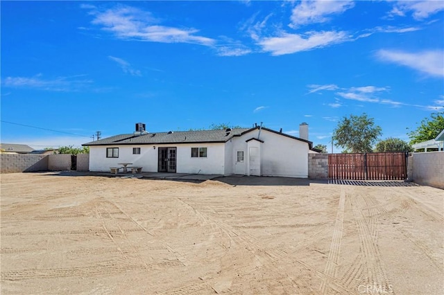 view of rear view of property