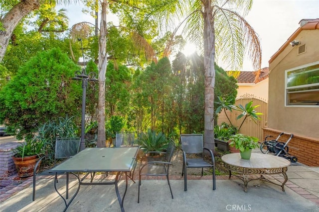 view of patio / terrace