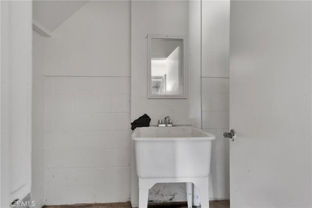 bathroom with sink