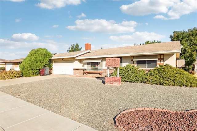 ranch-style house with a garage