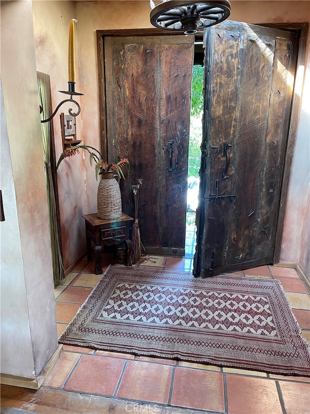 view of entrance foyer