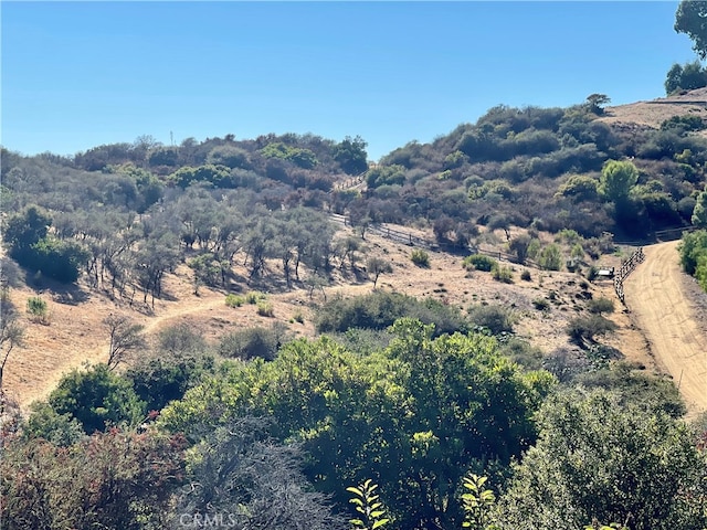 view of mountain feature
