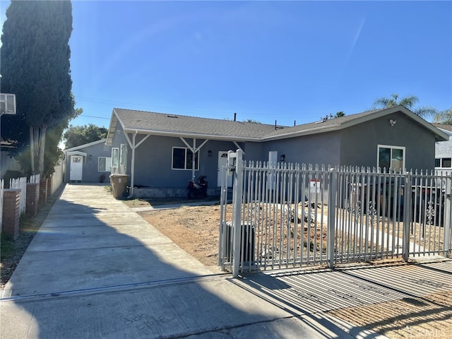 view of front of home