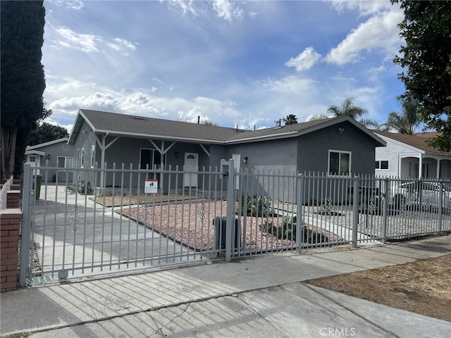 view of front of property