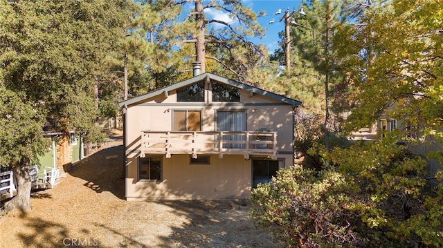 view of rear view of house