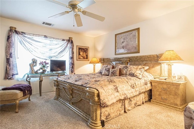19046 Stoddard Way, Apple Valley, CA 92308 - carpeted bedroom featuring multiple windows and ceiling fan
