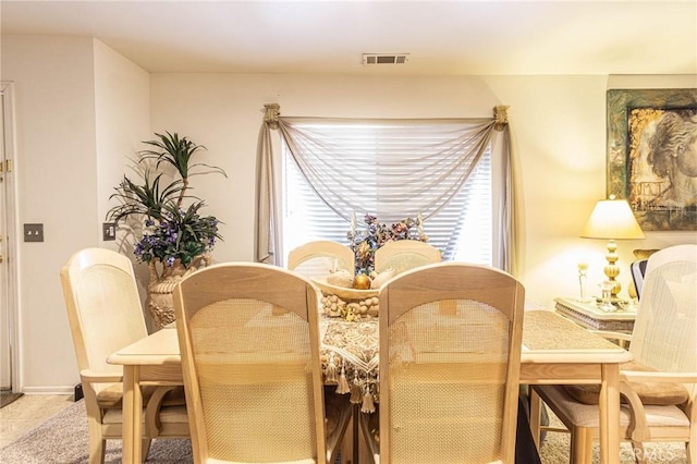 view of dining room