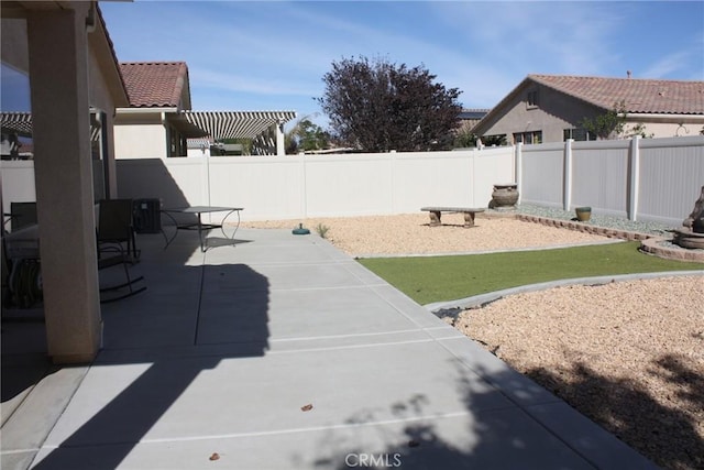 exterior space with a patio area