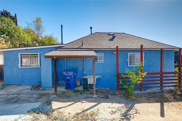 view of rear view of house