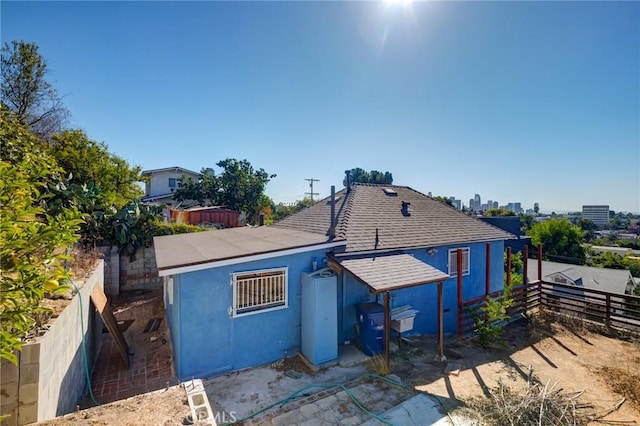 view of rear view of property