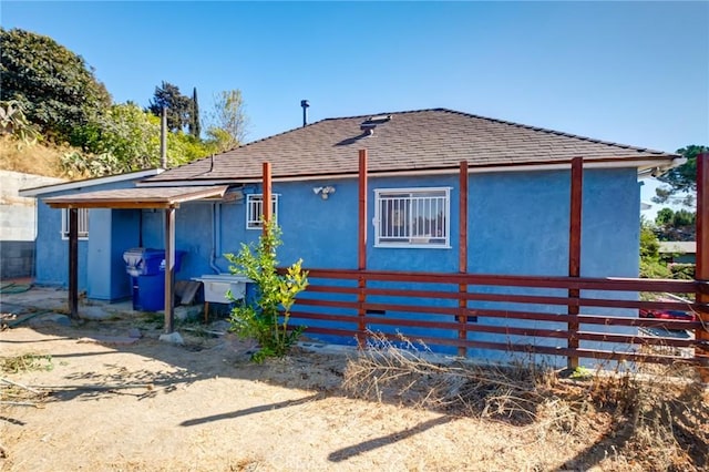 view of rear view of house