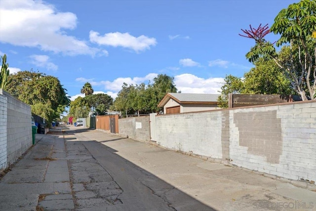 view of street