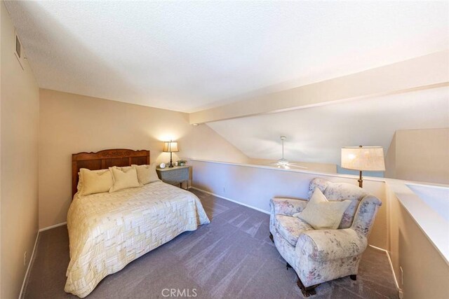27551 Paseo Tamara, San Juan Capistrano, CA 92675 - carpeted bedroom with lofted ceiling and baseboards