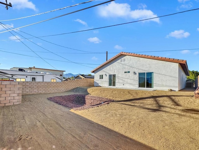 view of rear view of property