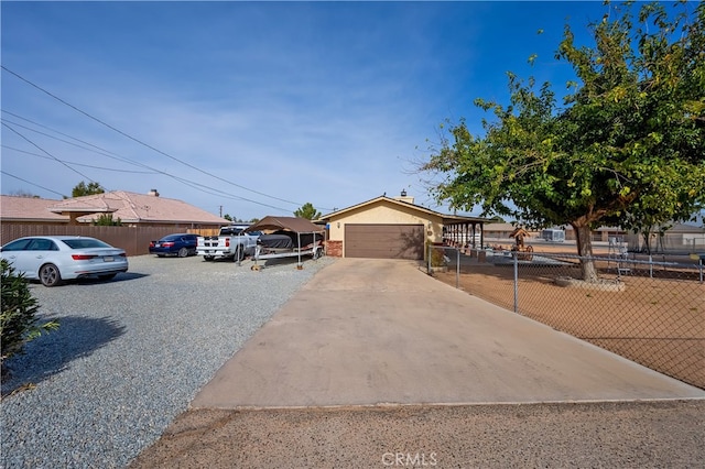 view of ranch-style house