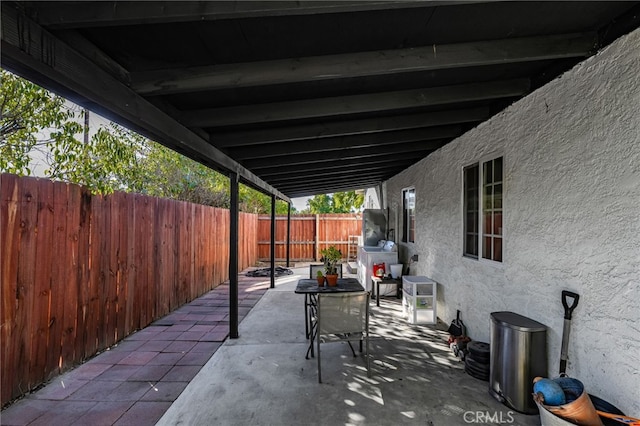 view of patio