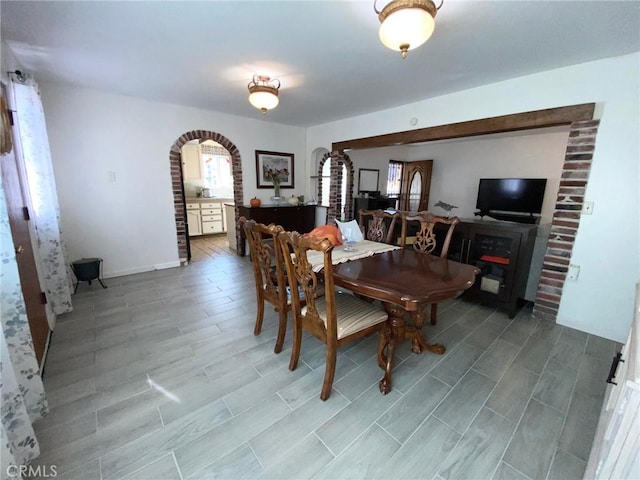 view of dining room