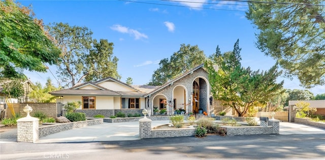 view of front of home