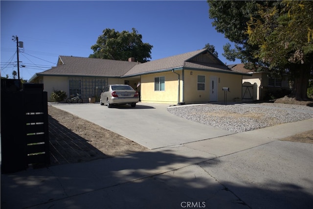 view of front of property