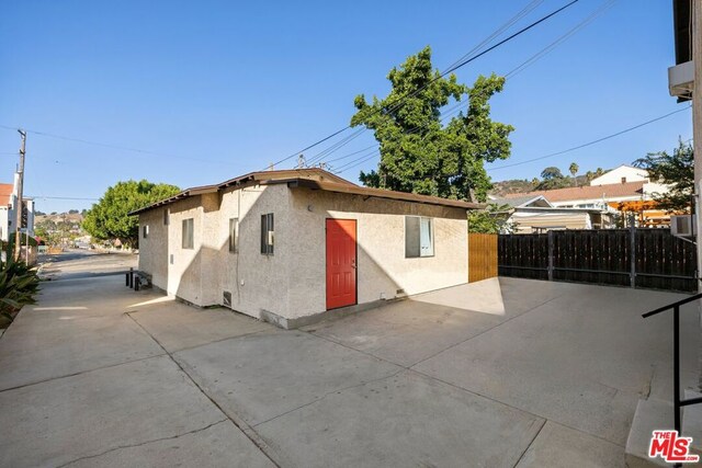 exterior space featuring a patio