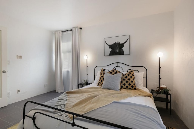 view of tiled bedroom