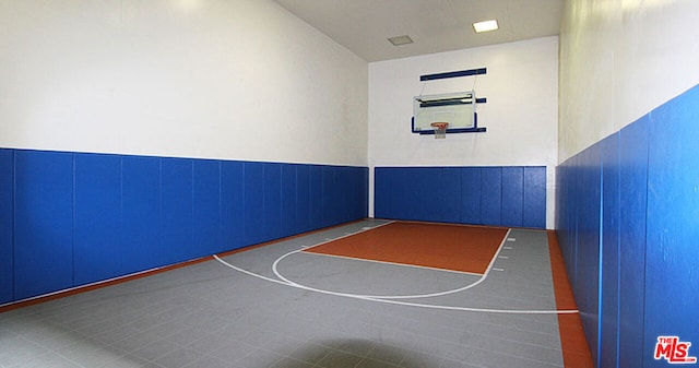 view of sport court