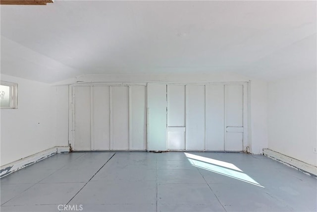 bonus room featuring lofted ceiling