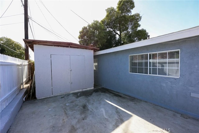 view of outbuilding