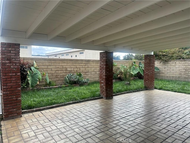 view of patio