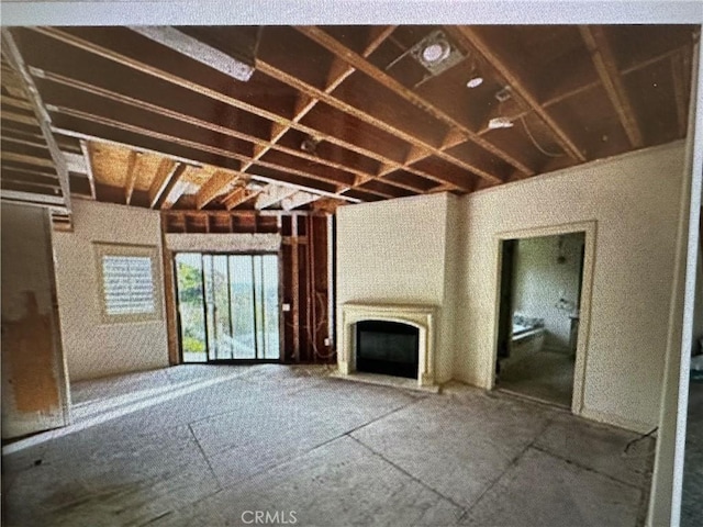 view of unfurnished living room