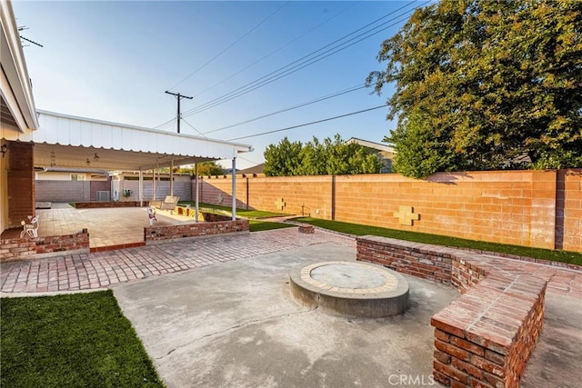 view of patio